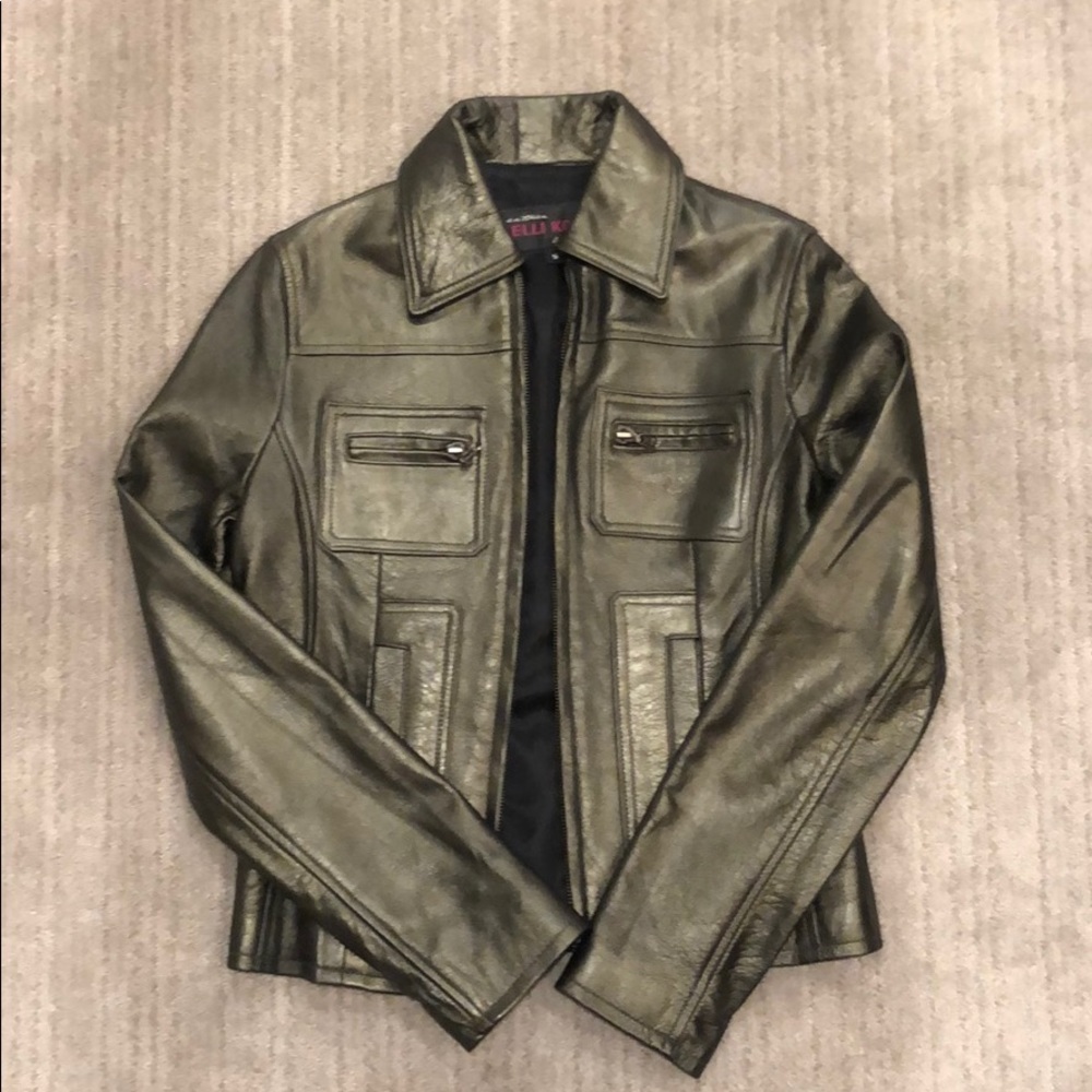 Kelli Kouri leather jacket